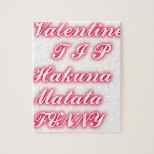 Puzzle Valentine bout hakunamatata drôle couleurs romanti