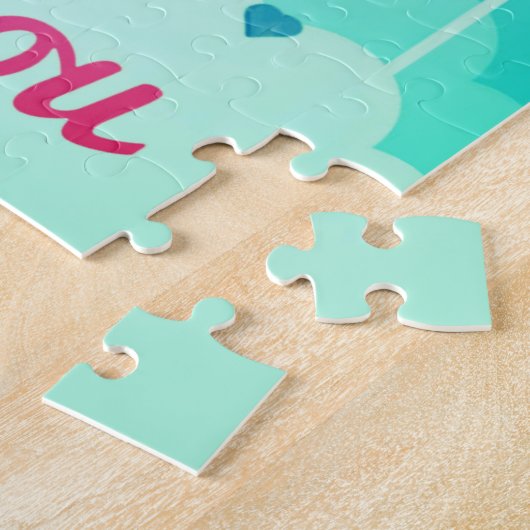 Puzzle Valentine Elephant (Côté)