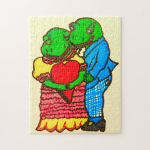 PUZZLE VALENTINE FROGGY STYLE LOVE