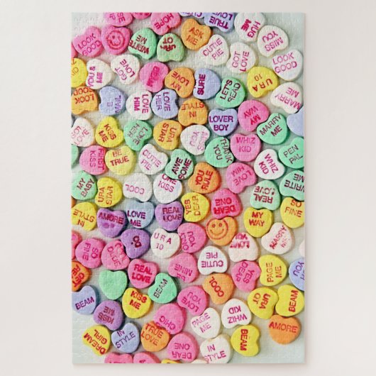 Puzzle Valentine Hearts (Vertical)