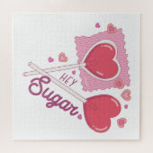 Puzzle Valentine Hey Sugar (Horizontal)