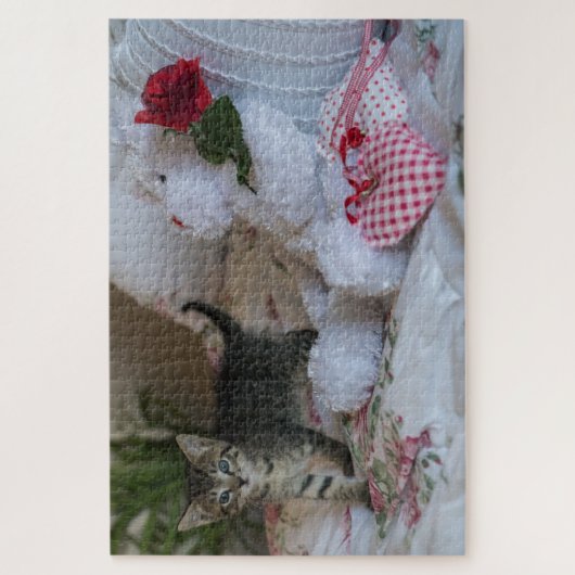 puzzle valentine kitten (Vertical)