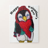 PUZZLE VALENTINE PENGUIN (Vertical)