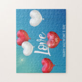 Puzzle Valentines Day Love Is In The Air Balloons (Vertical)