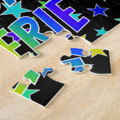 Puzzle "VALERIE" Prénom, amusant "HEUREUX ANNIVERSAIRE" (Côté)