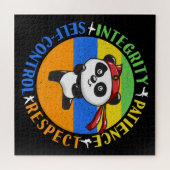 Puzzle Valeurs des arts martiaux - Garçons Karate Mindset (Horizontal)