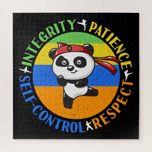 Puzzle Valeurs des arts martiaux - Garçons Karate Mindset (Vertical)