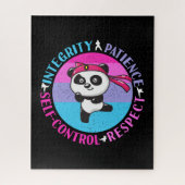 Puzzle Valeurs des arts martiaux - Karate Girly Mindset (Vertical)