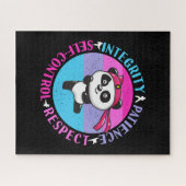 Puzzle Valeurs des arts martiaux - Karate Girly Mindset (Horizontal)