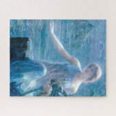 Puzzle Valkyrie en robe bleue avec Armure (Horizontal)