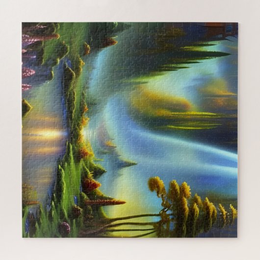 Puzzle Vallée de Waterfall Mountain (Horizontal)