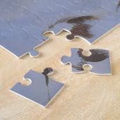 Puzzle Vallhund suédois Laisser neiger Noël (Côté)