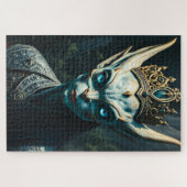 Puzzle Valtharion Ancient Azure Elf King Dark Fantasy (Horizontal)
