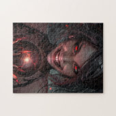 Puzzle Vampire femelle souriant avec un orbe (Horizontal)