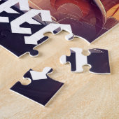Puzzle Vampire mangeant des bonbons Joyeux Halloween (Côté)