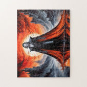 Puzzle Vampire sous la lumière rouge de la lune (Vertical)