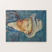 Puzzle Van Gogh - Autoportrait avec un Casquette gris (Horizontal)