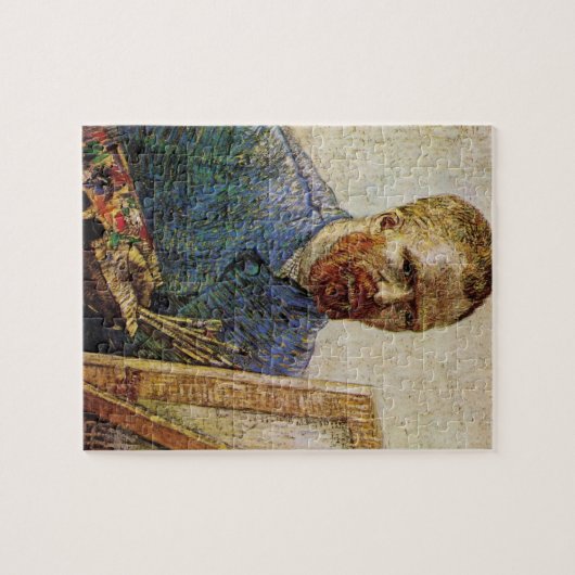Puzzle Van Gogh Autoportrait devant Easel (Horizontal)