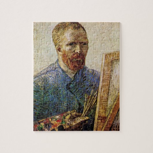Puzzle Van Gogh Autoportrait devant Easel (Vertical)