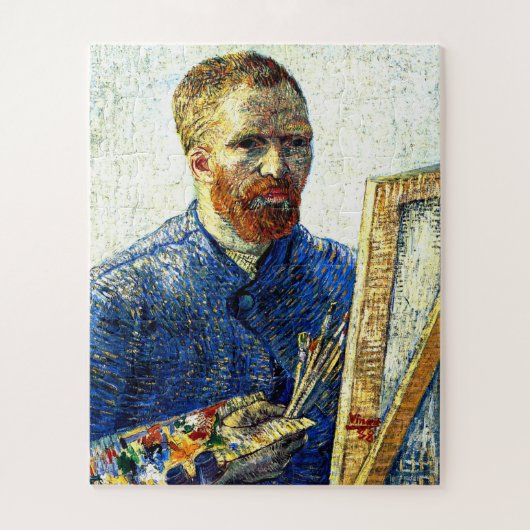 Puzzle Van Gogh - Autoportrait en tant que peintre (Vertical)
