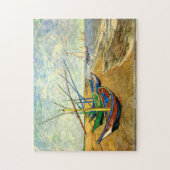 Puzzle Van Gogh - bateaux de pêche sur la plage de (Vertical)