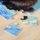 Puzzle Van Gogh Black Kitten avec fils (Côté)