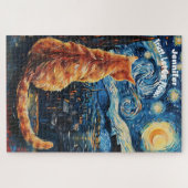 Puzzle Van Gogh Cute Feline (Horizontal)