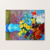 Puzzle Van Gogh Flowers dans un Vase Bleu (Horizontal)