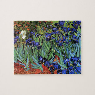 Puzzle Van Gogh Irises (F608) Art Vintage