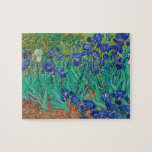Puzzle Van Gogh Irises. Impressionnisme vintage floral bl<br><div class="desc">Le puzzle de Van Gogh "Irises". L'art de l'impressionnisme floral bleu.</div>