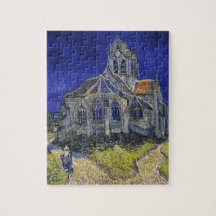 Van Gogh L'église d'Auvers-sur-Oise sous un ciel b