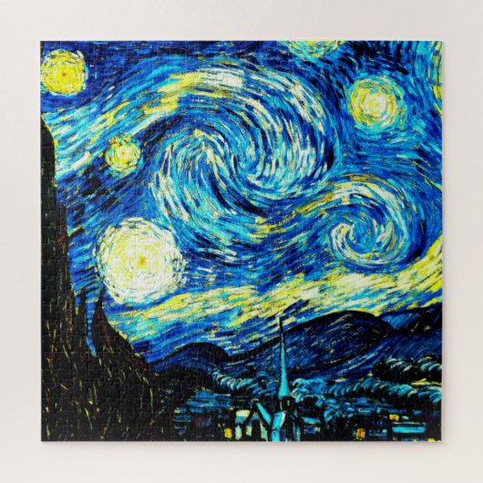 Puzzle Van Gogh - Nuit étoilée (Vertical)