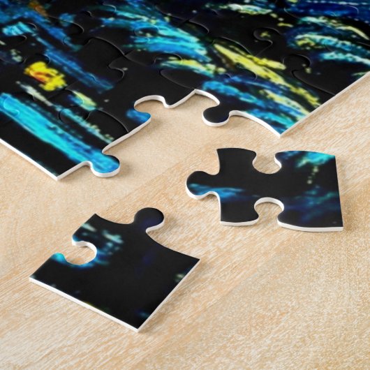 Puzzle Van Gogh - Nuit étoilée (Côté)