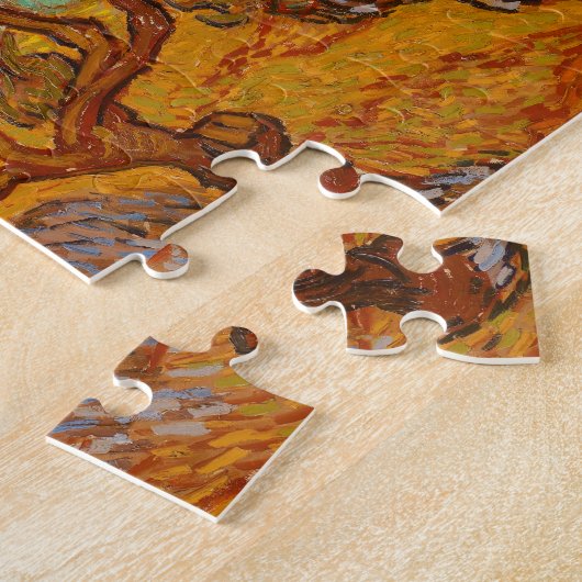 Puzzle Van Gogh Olive Trees Soleil Jaune Ciel (Côté)