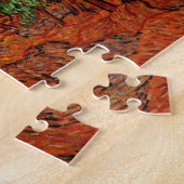 Puzzle Van Gogh Oliviers avec ciel jaune et soleil (Côté)