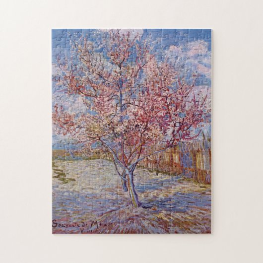 Puzzle Van Gogh | Pêche à fleurs Arbres | 1888 (Vertical)