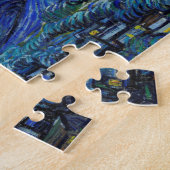 Puzzle Van Gogh Peinture de la nuit étoilée (1889) (Côté)