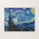 Puzzle Van Gogh Peinture de la nuit étoilée (1889)<br><div class="desc">Belle peinture de Vincent Van Gogh de La nuit étoilée en (1889). Cette oeuvre est une célèbre peinture de Vincent Van Gogh. Cette oeuvre aurait l'air belle sur n'importe quel mur.</div>