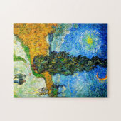 Puzzle Van Gogh Road with Cypress and Star (Horizontal)