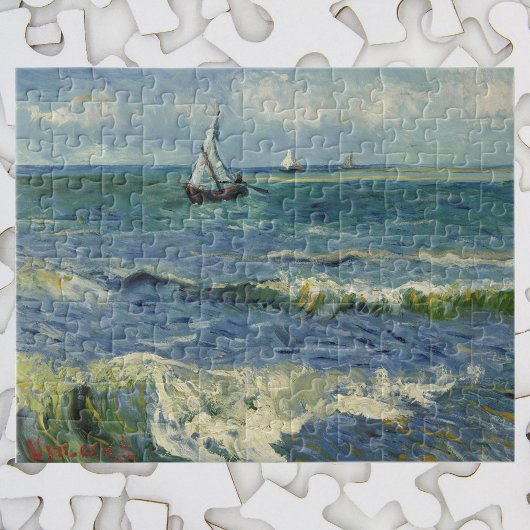 Puzzle Van Gogh Seascape at Saintes Maries de la Mer