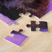 Puzzle Van Gogh Style Chat pourpre (Côté)