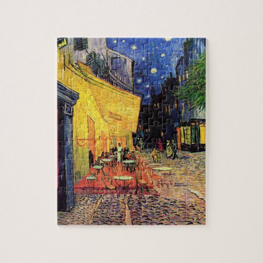 Puzzle Van Gogh - terrasse de café la nuit (1888) (Vertical)