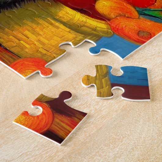 Puzzle Van Gogh Tuxedo Cat (Côté)