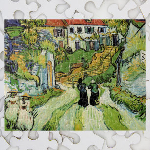 Puzzle Van Gogh Village Street et Steps Auvers, Figures