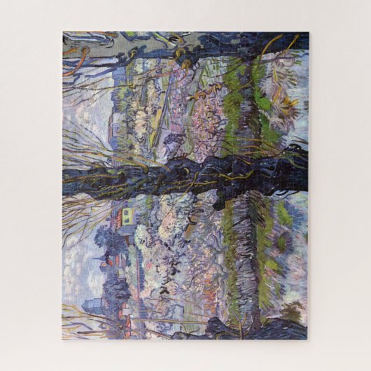 Puzzle Van Gogh Vue Arles Jardin Fleuri (Vertical)