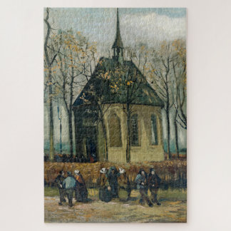 Puzzle Van Gogh's Famous Congregation Church
