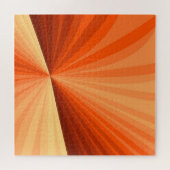 Puzzle Vanille rouge orange Abstraite moderne Fractale gr (Horizontal)