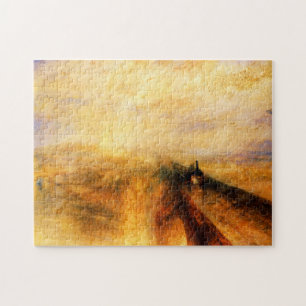 Puzzle Vapeur de pluie JMW Turner et casse-tête de vitess