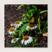 Puzzle Variegated Fritillary Butterfly (Vertical)