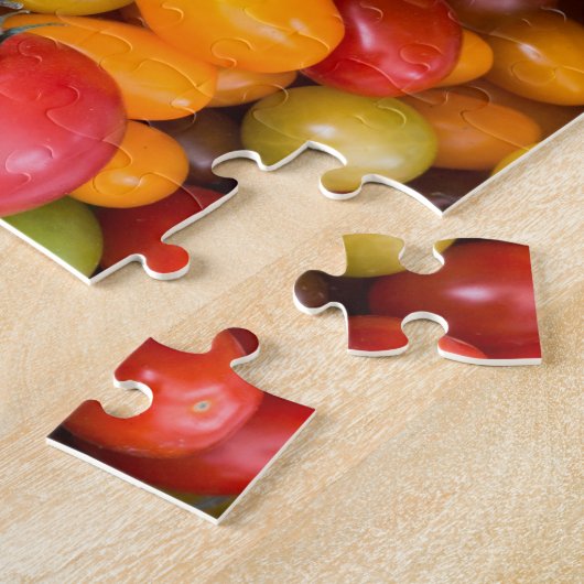 Puzzle Variété colorée d'espèces de tomates (Côté)